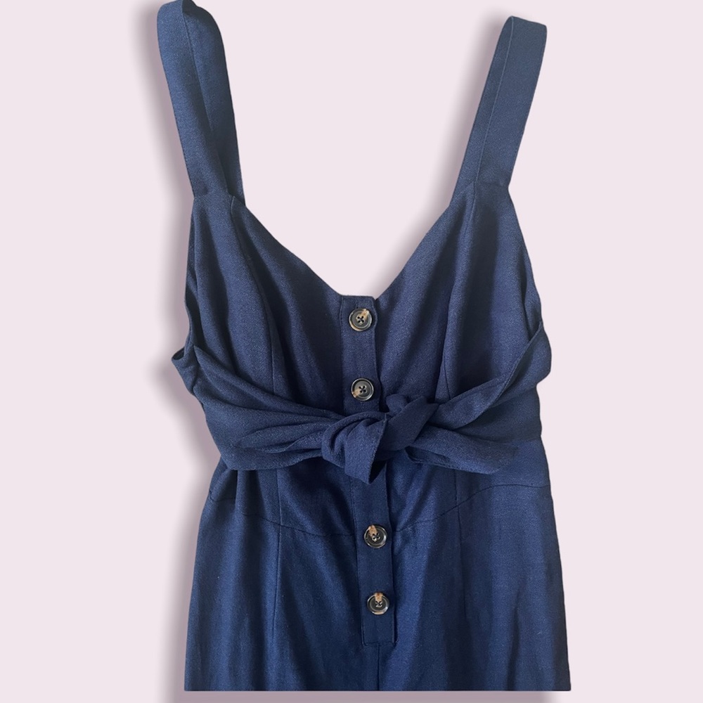 Wild Fable Knotted Wide-Leg Jumpsuit- M